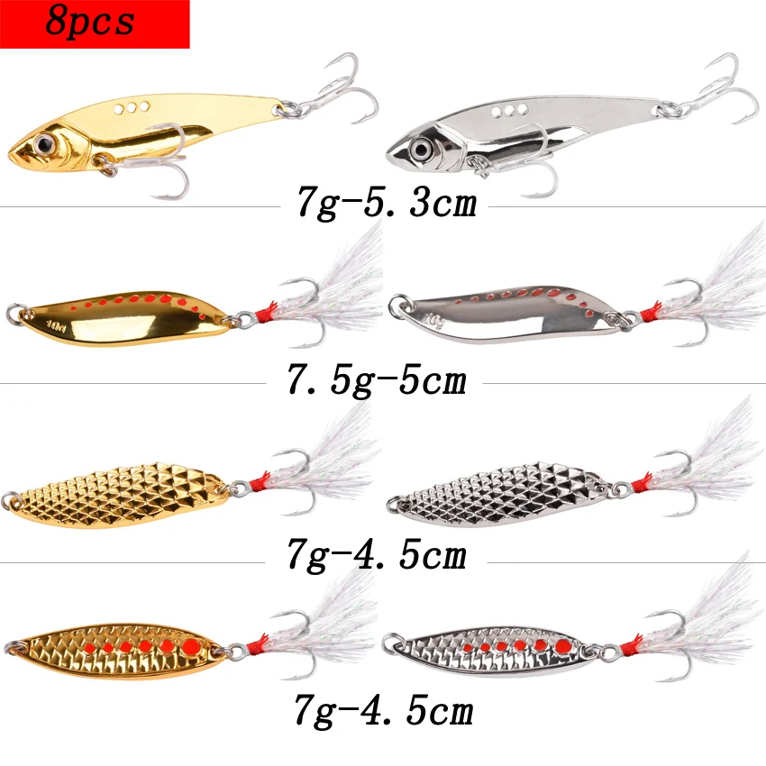 F-8pcs Lures
