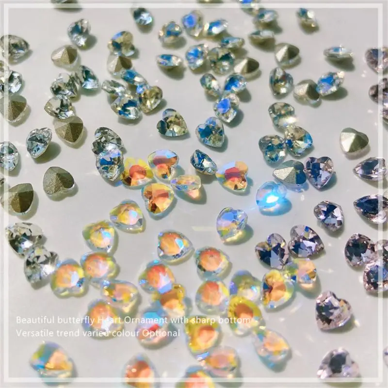 Diamantes de imitación de cristal para uñas, gemas K9, joyería 3D para decoración de uñas, dijes de diseño, 1/2/3 unidades por juego - imagen 2