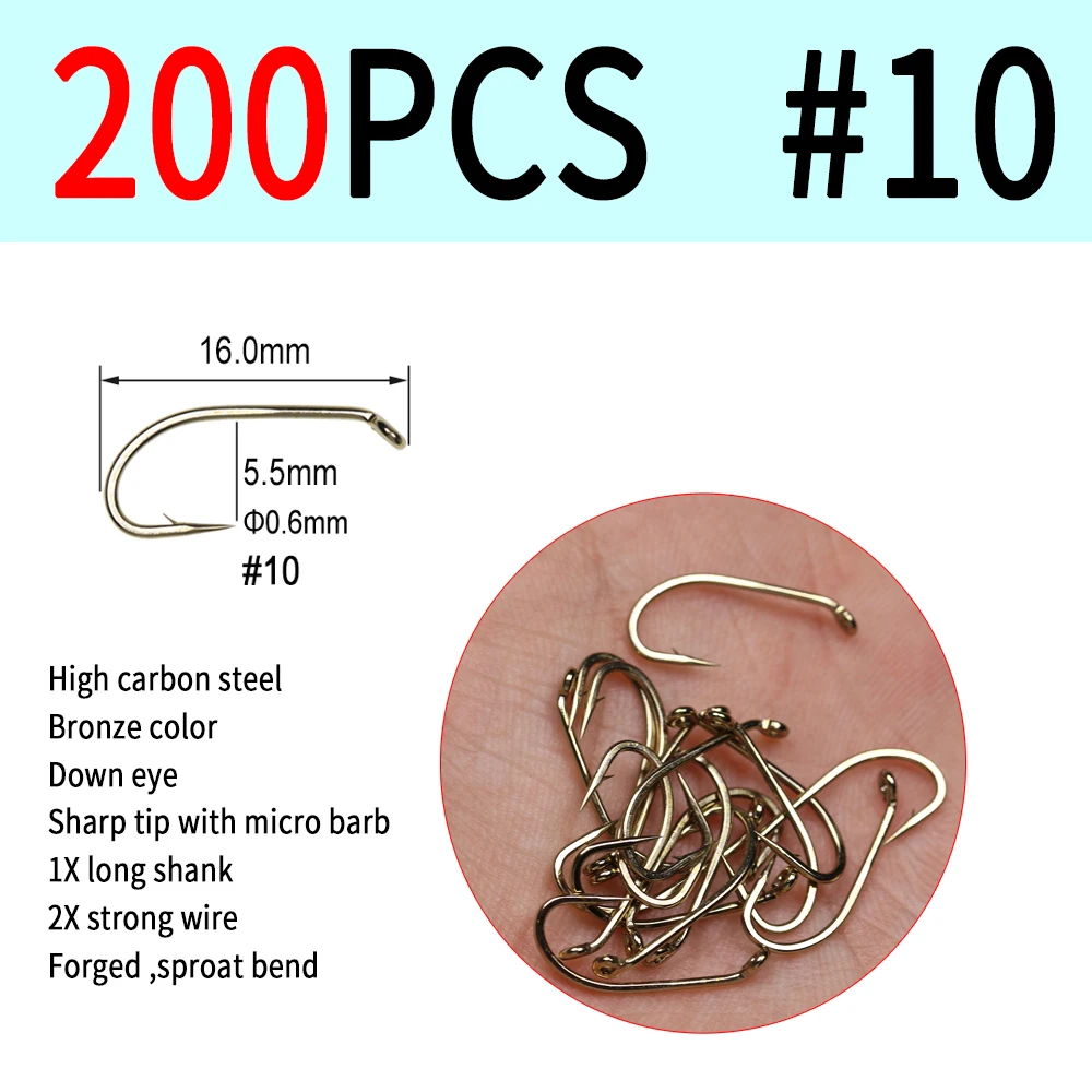 200pcs size 10
