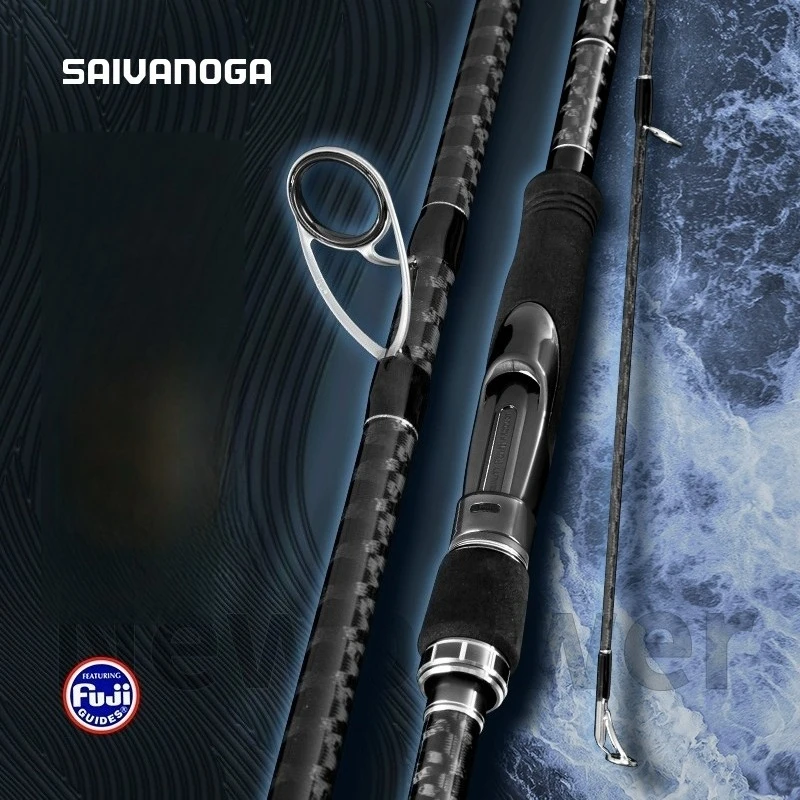 Caña spinning ultraligera SAIVA – Fuji SiC para lubina - imagen 2