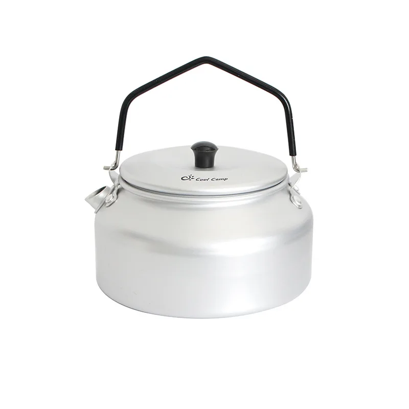 Hervidor portátil para acampar al aire libre, utensilios de cocina para senderismo, hervidor de agua ultraligero para café, suministros turísticos, vajilla de 0,9l - imagen 5