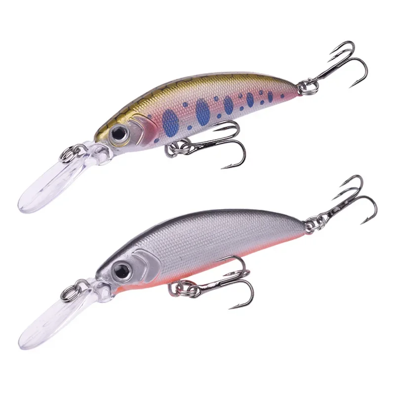 Señuelo de pesca Minnow, Wobblers que se hunden, 7cm, 5,7g, cebo duro Artificial de plástico, Crankbait para lubina, carpa, Lucio, aparejos Jerkbait, 1 ud.