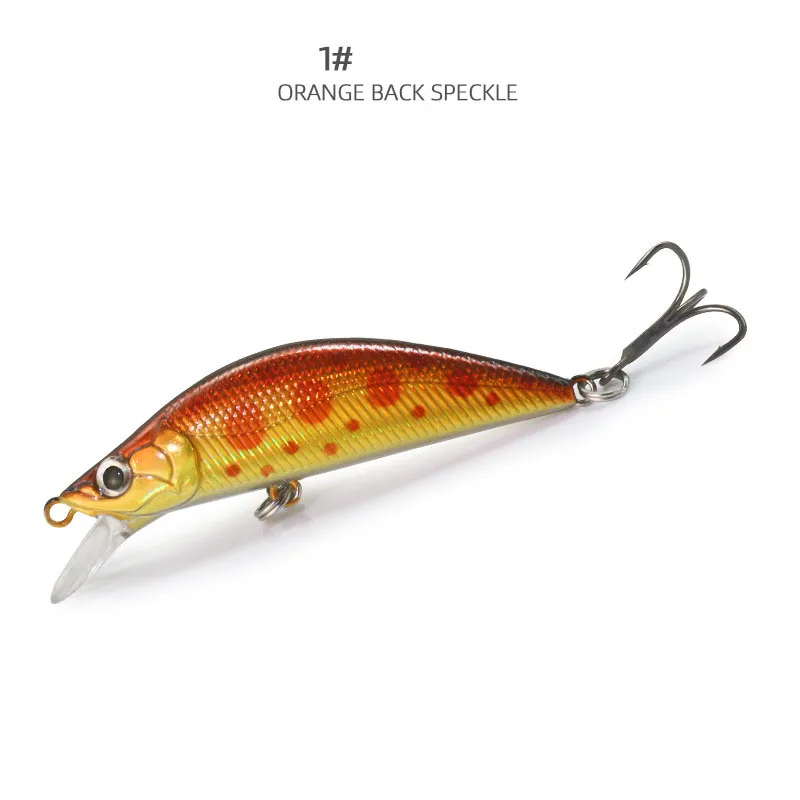 Señuelo de Pesca de pececillos, cebo duro flotante, Wobbler Jig, Crankbait, carpa, lubina a rayas, aparejos de Pesca SwimBait, 55mm, 5g, 1 piezas - imagen 5