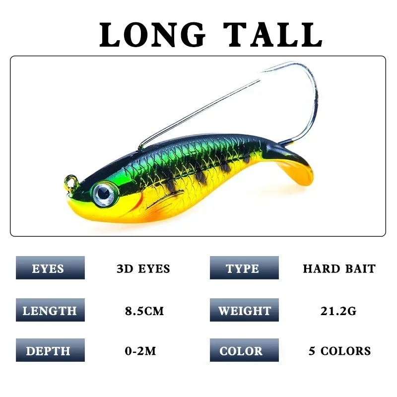 VIB hundido ABS 8,5 cm 21 g señuelo para lubina y bagre - imagen 2