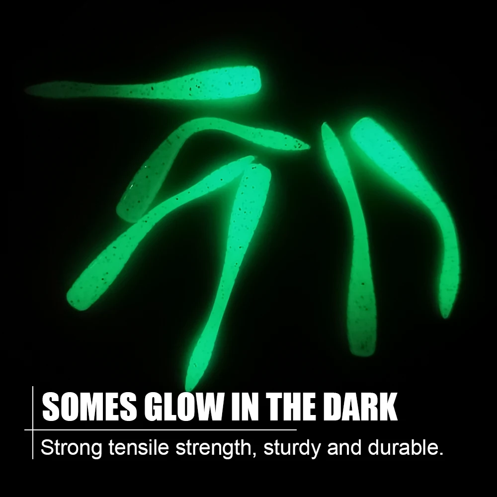 Spinpoler 4,8 cm Ajing señuelo de pesca suave Mini cebo de plástico Tpr Rockfishing Stream río mar depredadores más pequeños aparejos de tiro de gota - imagen 4