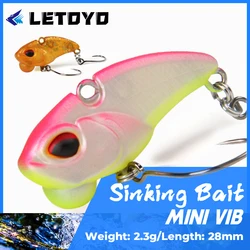 LETOYO Mini Vib Ratlin señuelo vibrante hundidor para perca y trucha