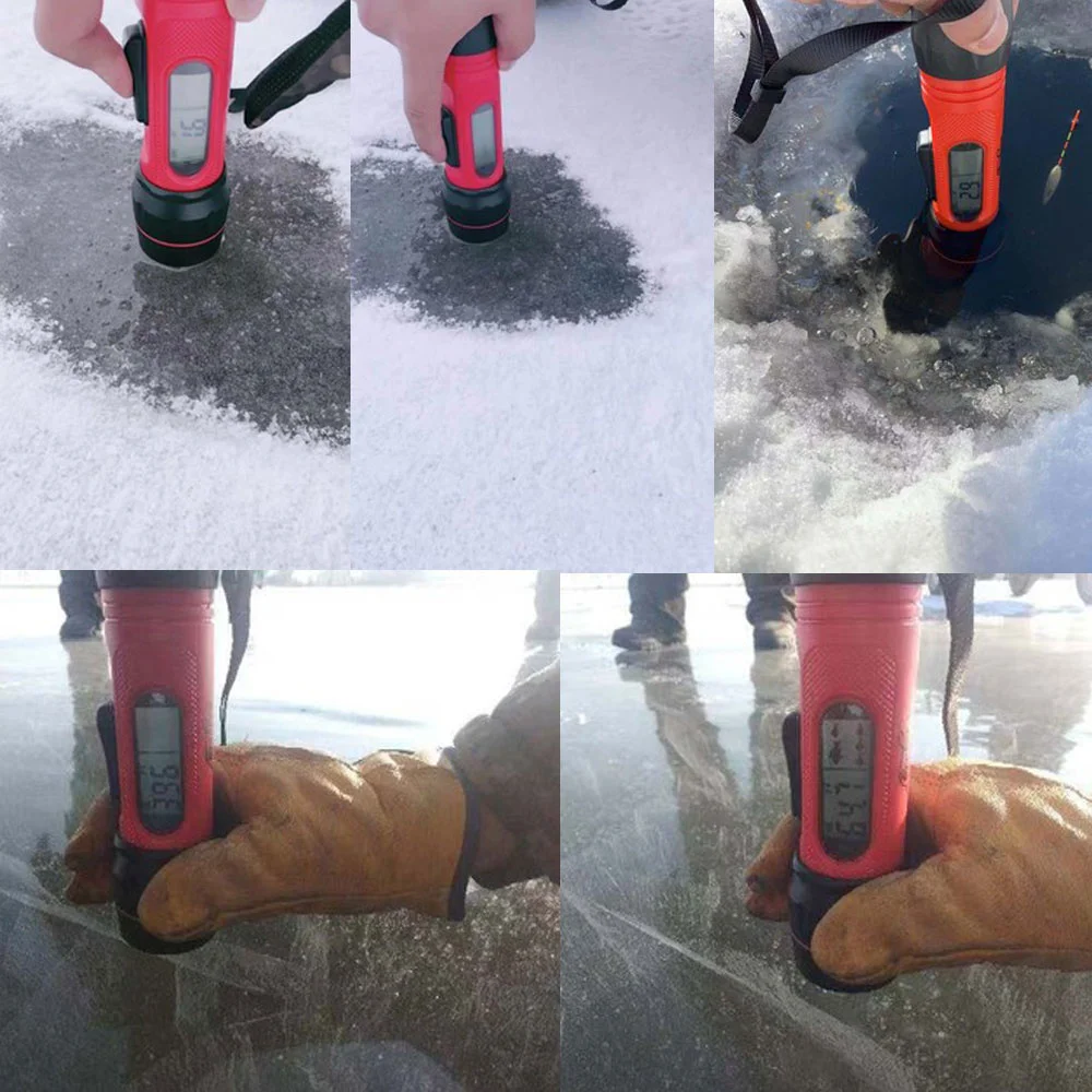 Sonar portátil impermeable con mango Digital para Pesca en hielo, Sonar con ecosonda de 100M de profundidad, para invierno - imagen 5