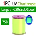 1PC UV Chartreu 75D