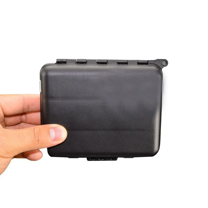 Mini estuche de almacenamiento, caja de aparejos de pesca voladores, gancho de cuchara de pesca, caja de almacenamiento de cebo, accesorios de pesca - imagen 4