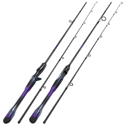 Caña Baitcasting Sougayilang – 2 secciones, 8kg agua dulce y salada