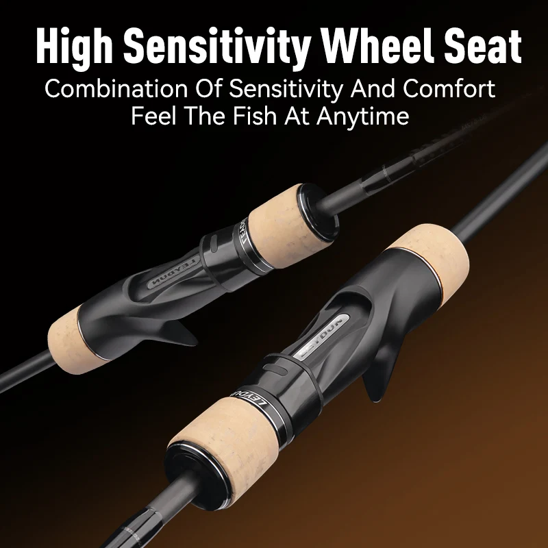 Cañas de pescar de Jigging lento SJ de LEYDUN Rang ML M MH H 1,85 m caña de fundición para barco de agua salada caña de luz de poste de barco de mar de alto carbono - imagen 5