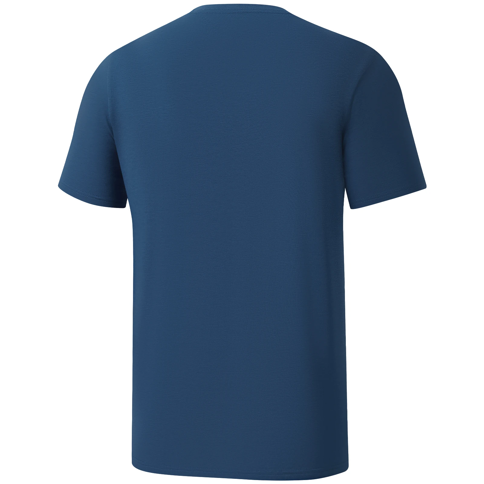 BASSDASH-Camiseta de mezcla de algodón Ultra suave para hombre, camisa de protección solar UPF 50 +, manga corta, ligera, fresca, informal, básica - imagen 2