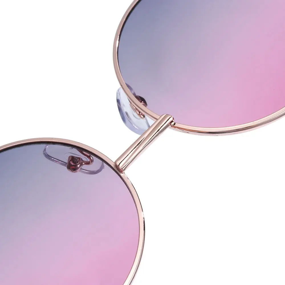 2020 nuevos accesorios de salida para niños UV 400 montura redonda gafas de sol para niños gafas de sol gafas de sol de Metal - imagen 5