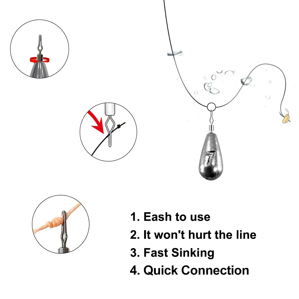 Plomos de pesca con forma de barra, 25 piezas, 3,5g, 5g, 7g, 10g, 14g, 20g, Bullet Pike, accesorios para aparejos de pesca de lubina - imagen 2