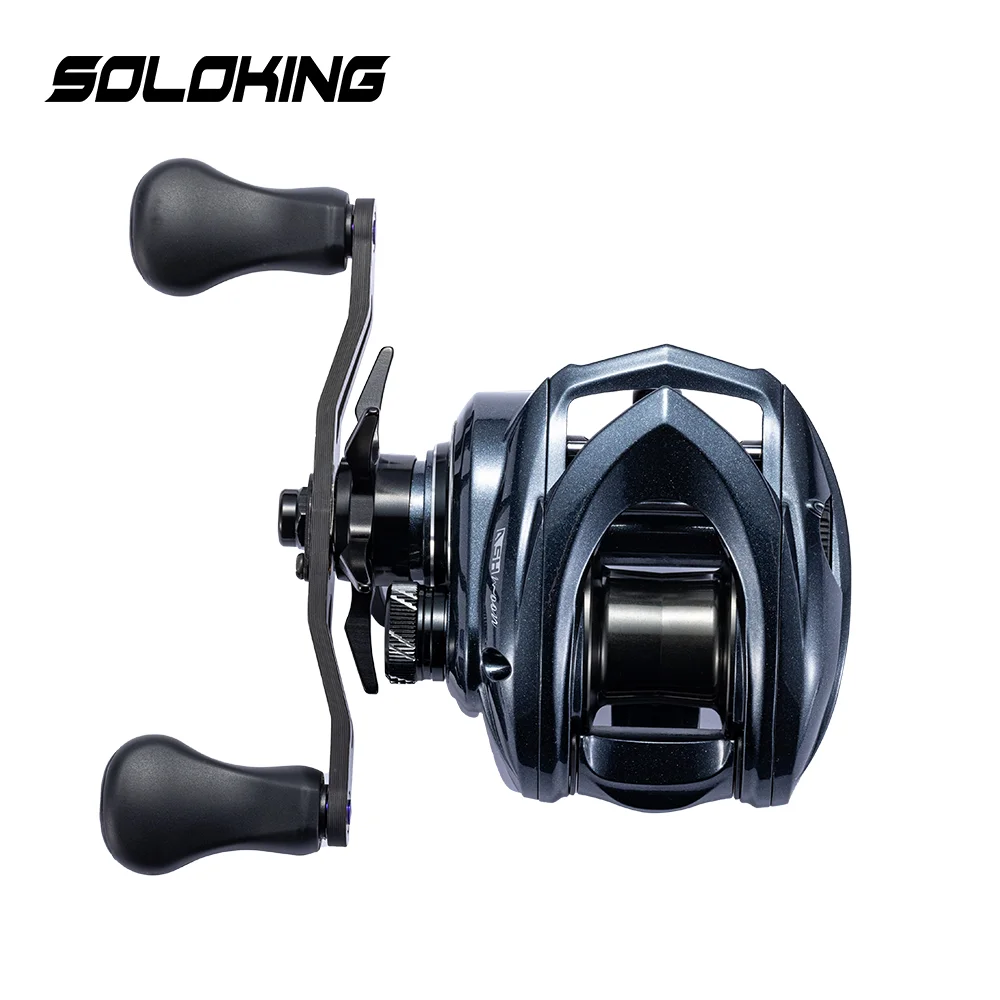 Carrete baitcasting ultraligero SOLOKING ASHMOON BFS – arrastre