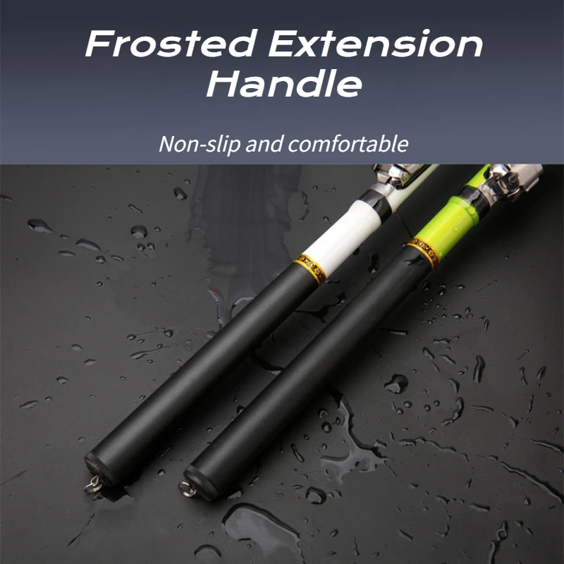 Caña de pescar telescópica de fundición lejana, suministro de fibra de vidrio FRP, depósito, Roca, lago, corriente, 1 unidad - imagen 5