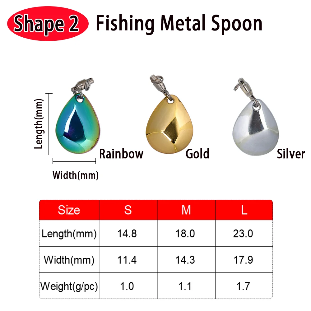 Cuchillas giratorias Wifreo, cuchara ruidosa reflectante, Spinner de sauce para pesca, cucharas de Metal, accesorios de Señuelos de Pesca para plantillas VIB Minnow - imagen 5