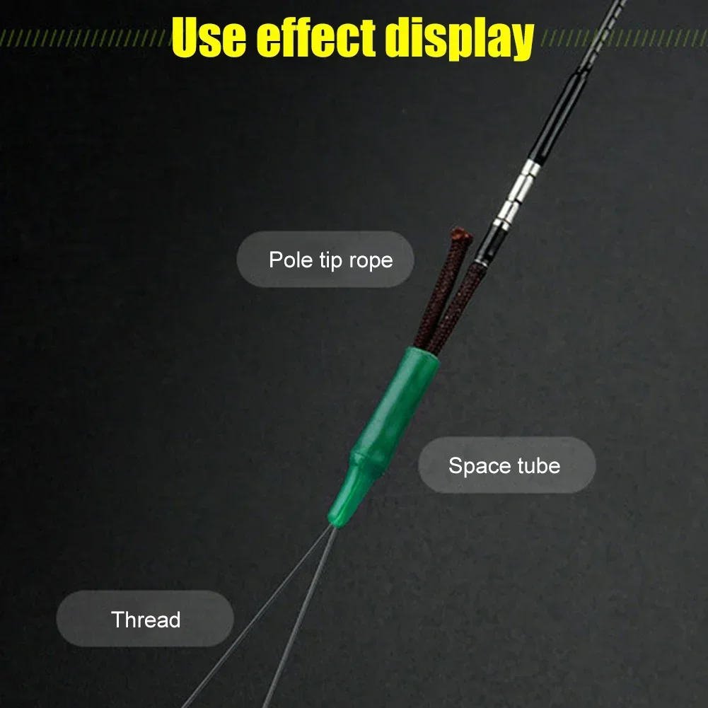 Tapón Bobber de pesca de 10/20/30 piezas, 4 en 1, cuentas de goma verde, flotador espacial, accesorios - imagen 3