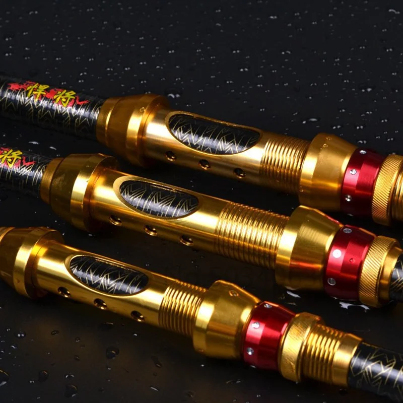 Equipo de caña de pescar giratoria, herramientas, caña de pescar giratoria, portátil, ligero, secciones cortas, accesorios de fibra de carbono - imagen 5