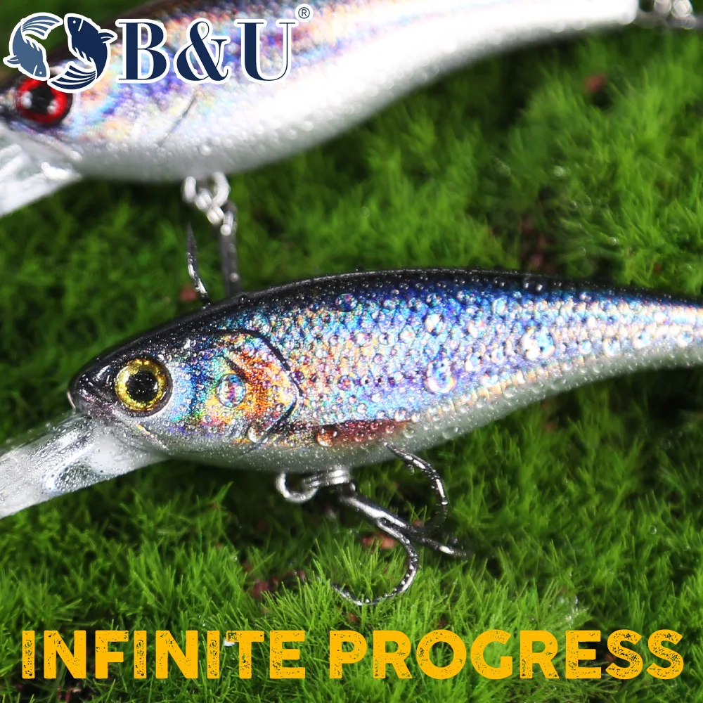 Señuelo magnético B&U Wobbler Minnow – Largo alcance - imagen 4