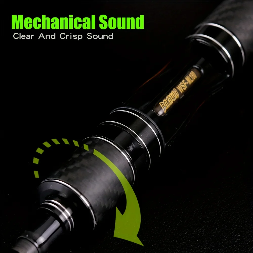 Caña de pescar telescópica BAKAWA, caña de pescar giratoria de carbono de 180CM, equipo de Pesca de agua dulce y salada, accesorios de Pesca - imagen 3