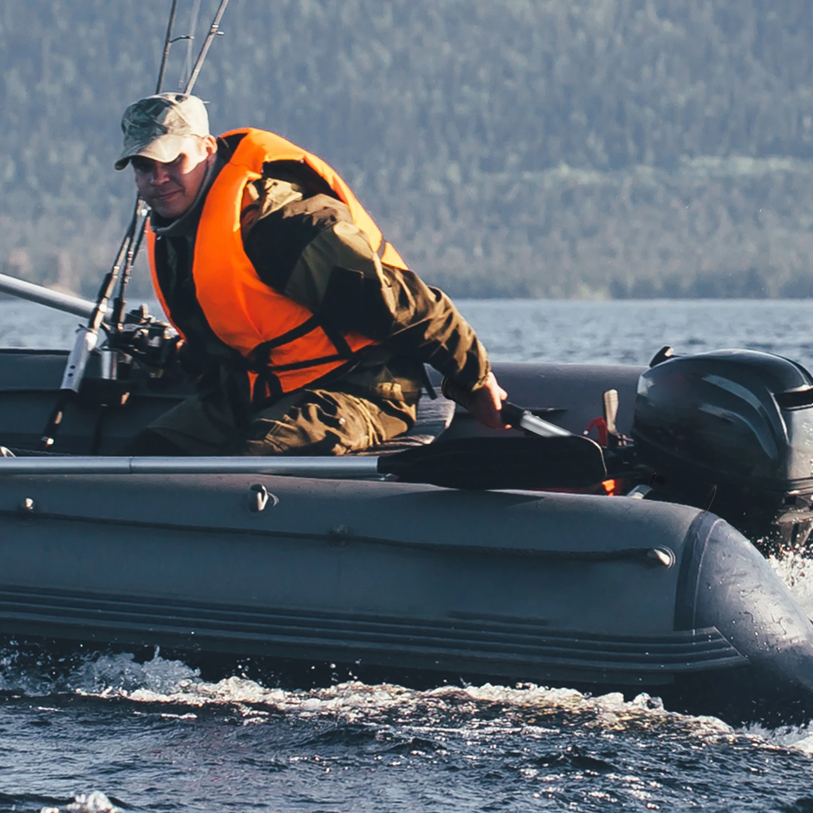Extensión de mango para arado de barcos, accesorio adecuado para Motor fuera de borda de remolque, longitud fija de 17,5 pulgadas/44,5 Cm - imagen 3