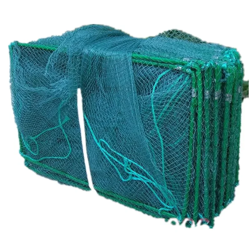 Armadilha-jaula De Pesca De Marco grande fuerte, accesorios De Pesca al aire libre, jaula De Camarón, jaula De cangrejo, 25 secciones, 9m - imagen 3