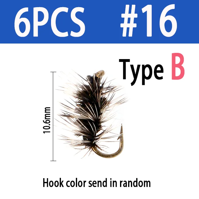 6PCS B Size 16