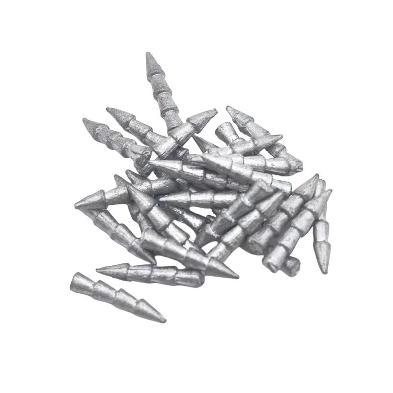 100 piezas de insertos de plomo de gusano blando, insertos ponderados de plomo de cebo blando - imagen 2