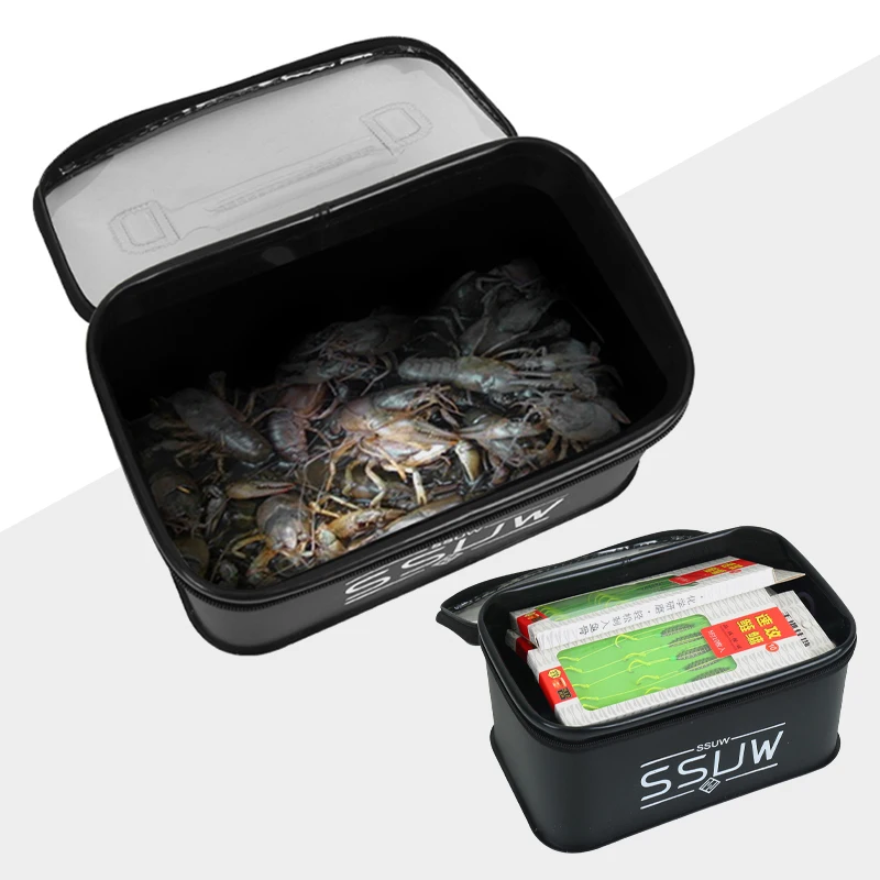 Bolsa de pesca EVA portátil, Cubo de pesca plegable de 3 piezas, caja de pescado, contenedor de agua para acampar, bolsa de almacenamiento de aparejos de lavabo, 2024G, 211 - imagen 3