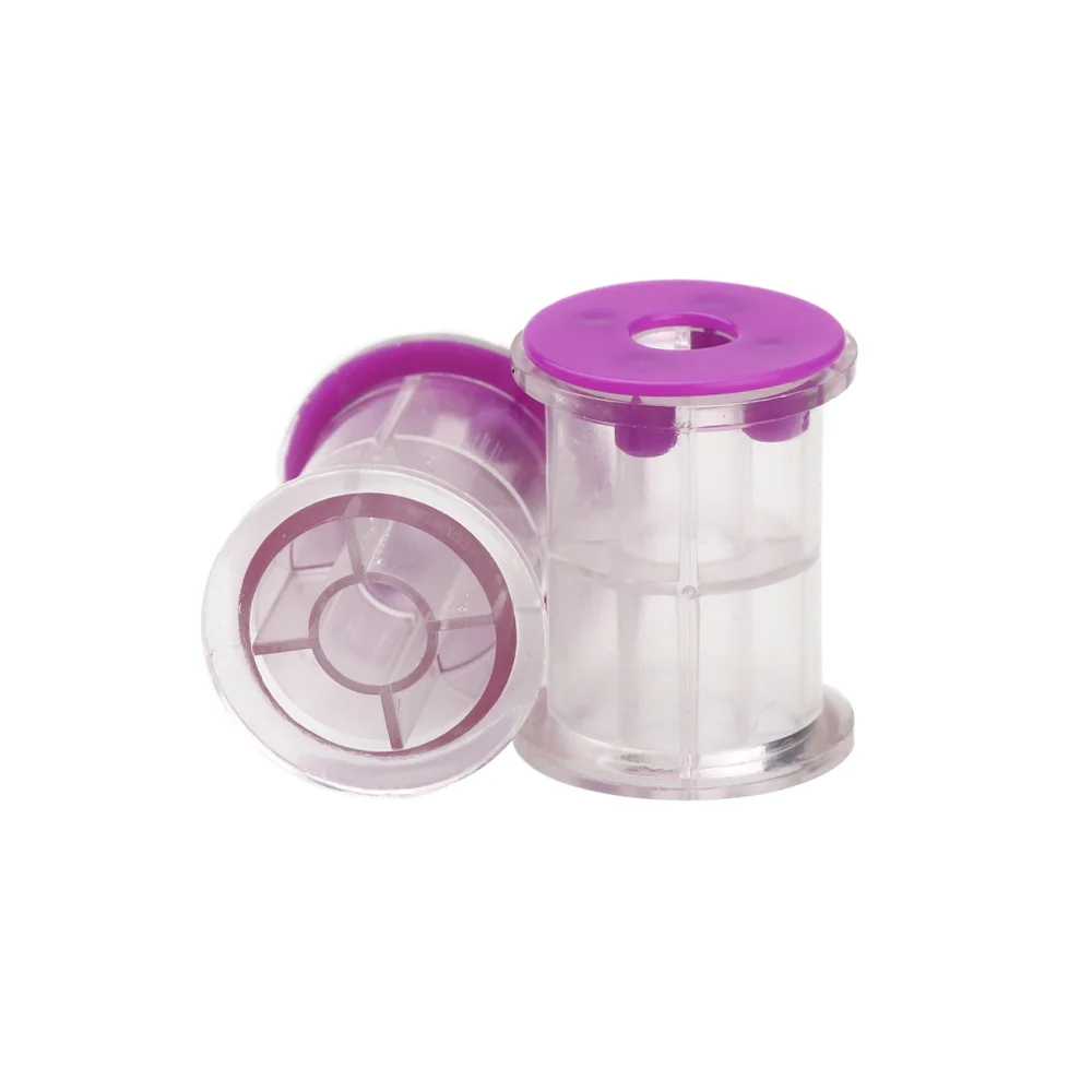 Wifreo-Carretes de bobina estándar de atado de moscas, 4 piezas/8 piezas, Material de alto polímero, carrete de rosca, accesorios de pesca con mosca, herramientas - imagen 4