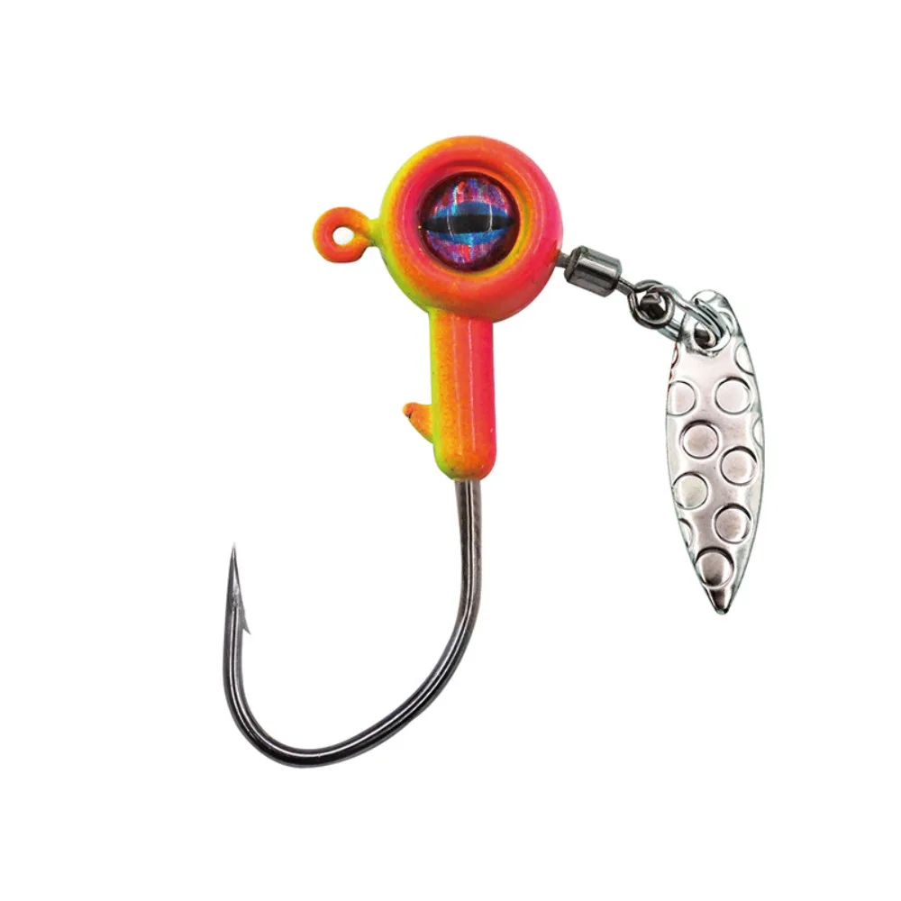 5 uds 0,88g 3,5g 5g anzuelos de pesca afilados recusar correr señuelo de bloqueo de peces cebo suave gancho triangular de doble bloqueo Anti colgante - imagen 5