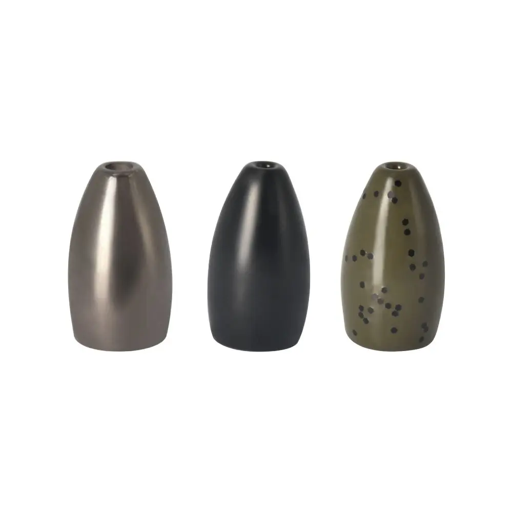 Elite TG 1 ~ 5 uds plomo de pesca de lubina peso volteador, 2,7g ~ 14g sin plomo Bluegill Crappie Texas/Carolina Rig bala señuelo plomos