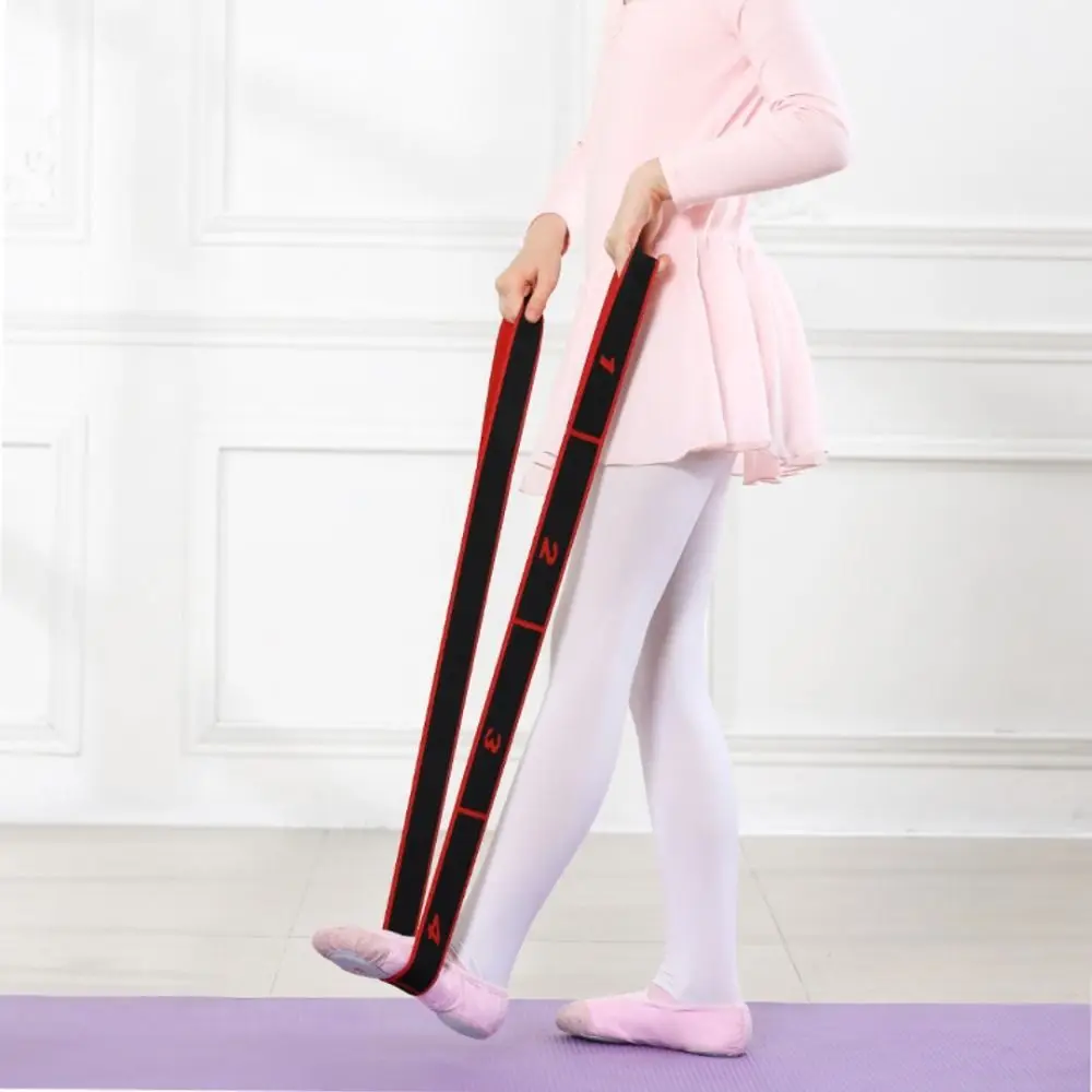 Banda de resistencia de Yoga de rejilla 8/10/12, banda elástica para Crossfit, ejercicio, Fitness, entrenamiento de Yoga, textil, correa de tracción de ballet de algodón para niños - imagen 2