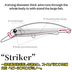 Tsurinoya STRIKER 90S - Minnow hundible para jigging costero