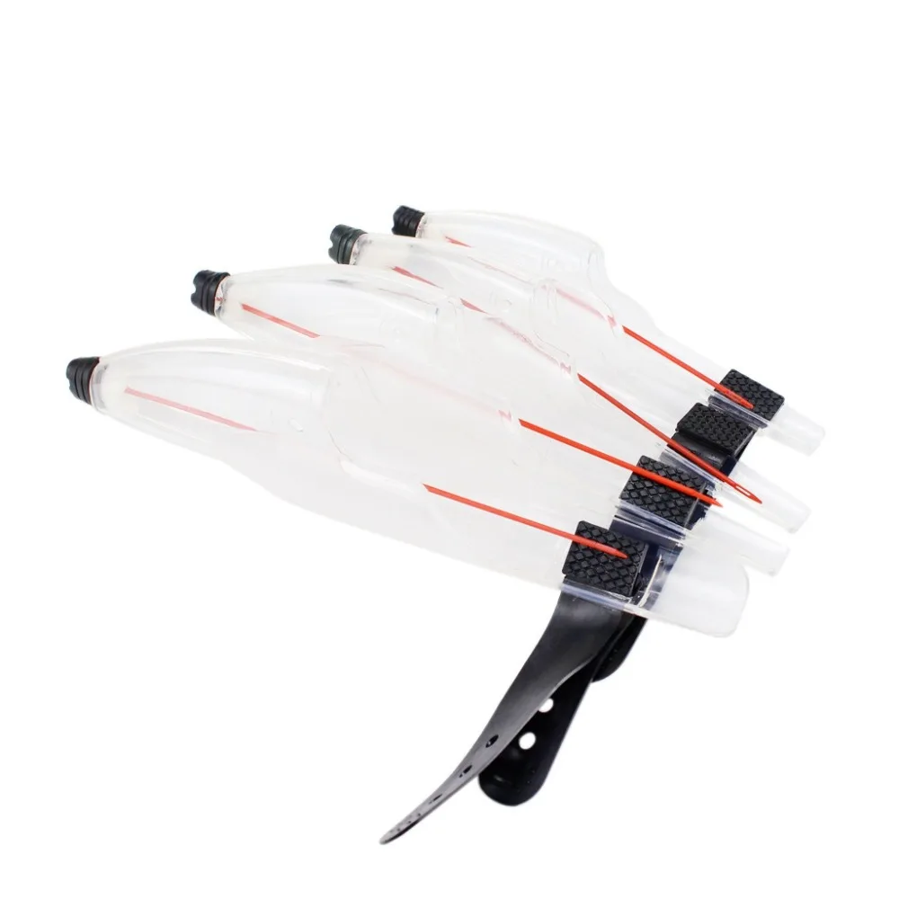 Tapa de caña de pescar de 4 tamaños, cubierta telescópica, protectores de caña de pescar de plástico, puntas de punta, funda, protector de sombrero, caña de mar, 2 uds. - imagen 3