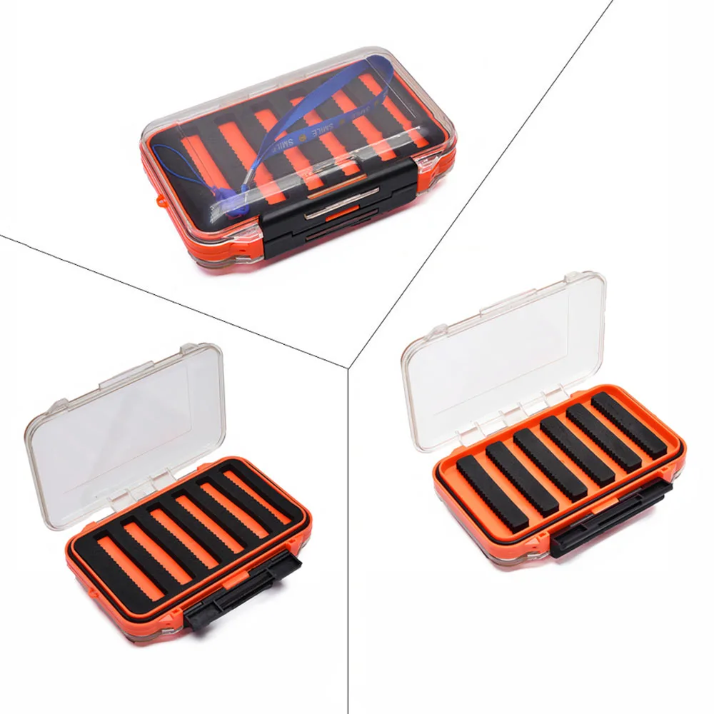 Nueva caja de aparejos de pesca con mosca, accesorios de pesca, caja de almacenamiento de herramientas, carpa lateral para productos de pesca, anzuelos, cajas de señuelos - imagen 2
