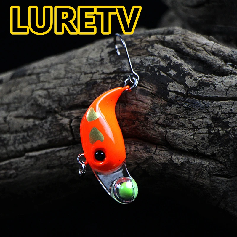 8013 3,2 cm 2,5g1 Uds LURETV Micro objeto roca sumergida pequeño señuelo graso trucha Makou cebo falso gancho único