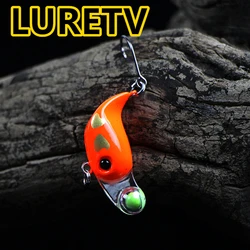 8013 3,2 cm 2,5g1 Uds LURETV Micro objeto roca sumergida pequeño señuelo graso trucha Makou cebo falso gancho único
