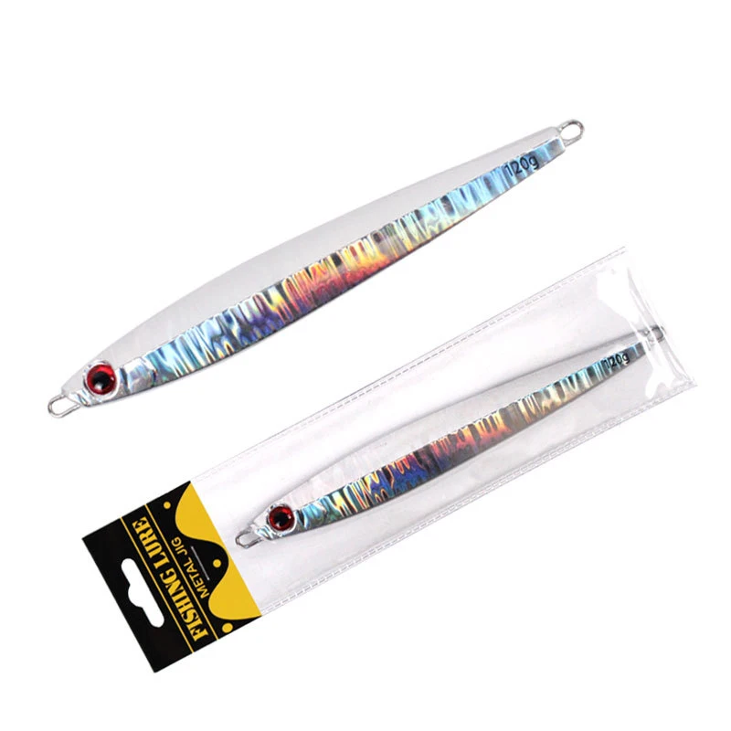 Señuelo luminoso de Metal para pesca al aire libre, caballa de cebo de hundimiento rápido, 80g, 100g, 120g, 160g, 200g - imagen 5