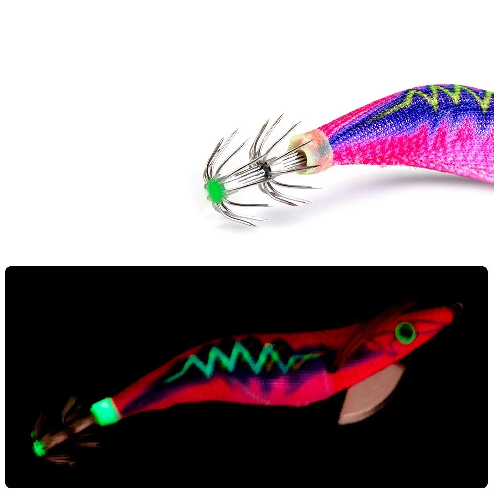 FTK Señuelos luminosos para calamar – Aparejos de pesca de mar - imagen 4
