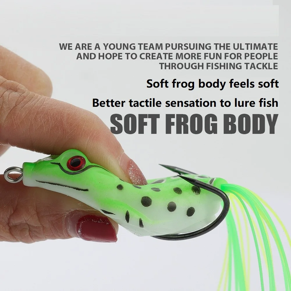 Cebo de silicona para pesca de rana trueno, 1 piezas/5 piezas, señuelo suave de 5g/8g/12g, plantilla giratoria, cuchara de calamar, cebo suave, aparejos de pesca de hielo marino - imagen 2