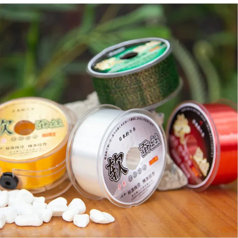 Línea de pesca de 220m, línea principal, sublínea de nailon, línea de pescado de fuerza suave y fuerte, línea telescópica de mar y roca, accesorios de pesca - imagen 4