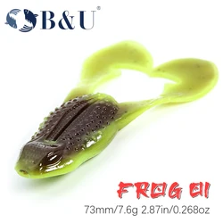 B & U Señuelo Flotante de Silicona – Imitación Rana para Lucio