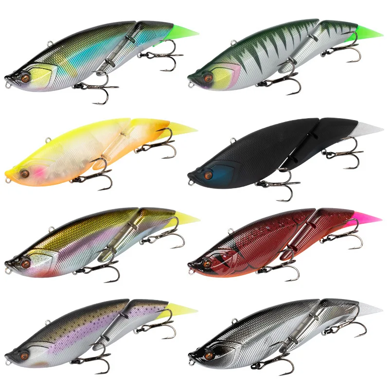 Señuelo VIB Wobbler articulado – Cebo flotante artificial de natación - imagen 3