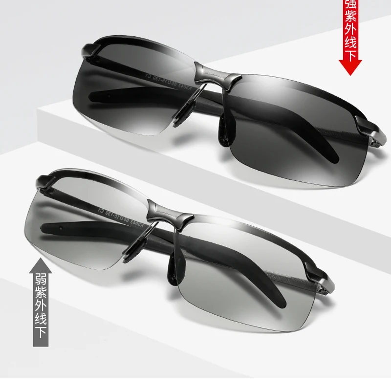 Gafas de sol polarizadas que cambian de Color, gafas de sol de visión nocturna para hombre 3043, gafas de sol para conducción diurna y nocturna al aire libre - imagen 5
