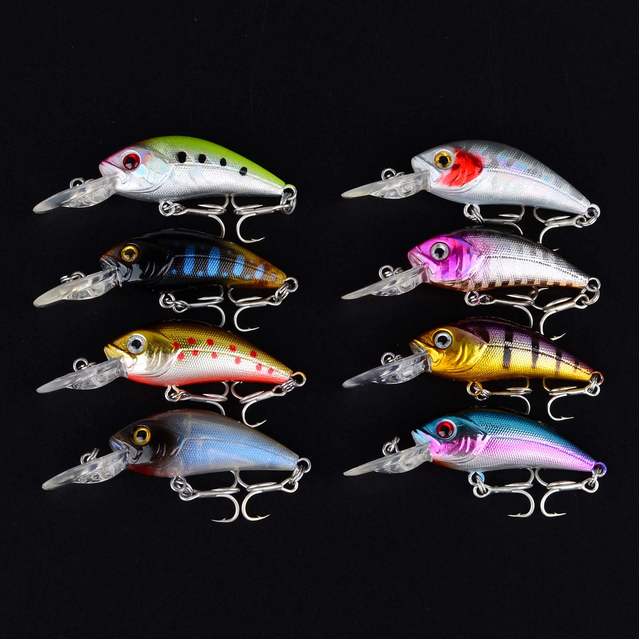 Minnow hundido VIB duro con anzuelos triples para carpa - imagen 4