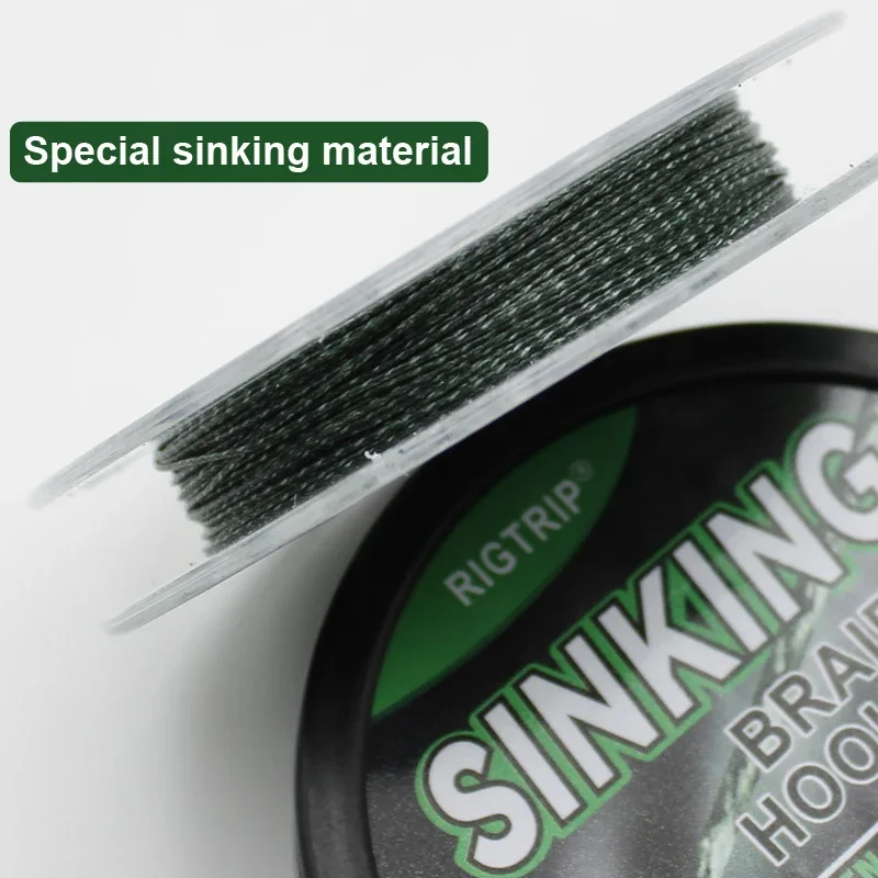 1x20m pesca de carpa hundimiento línea de gancho aparejos de carpa aparejo de pelo línea trenzada súper tejido 6 + 2 hebras aparejos Accesorios - imagen 3