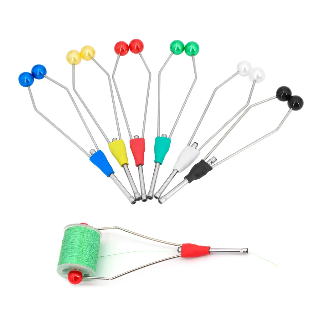 Wifreo 2PCS Colorful & Light Weight Bi-Ceramic Tip Fly Tying Bobbin Holder Fly Tying Tools for Fishing Flies Trout Lure Bait
