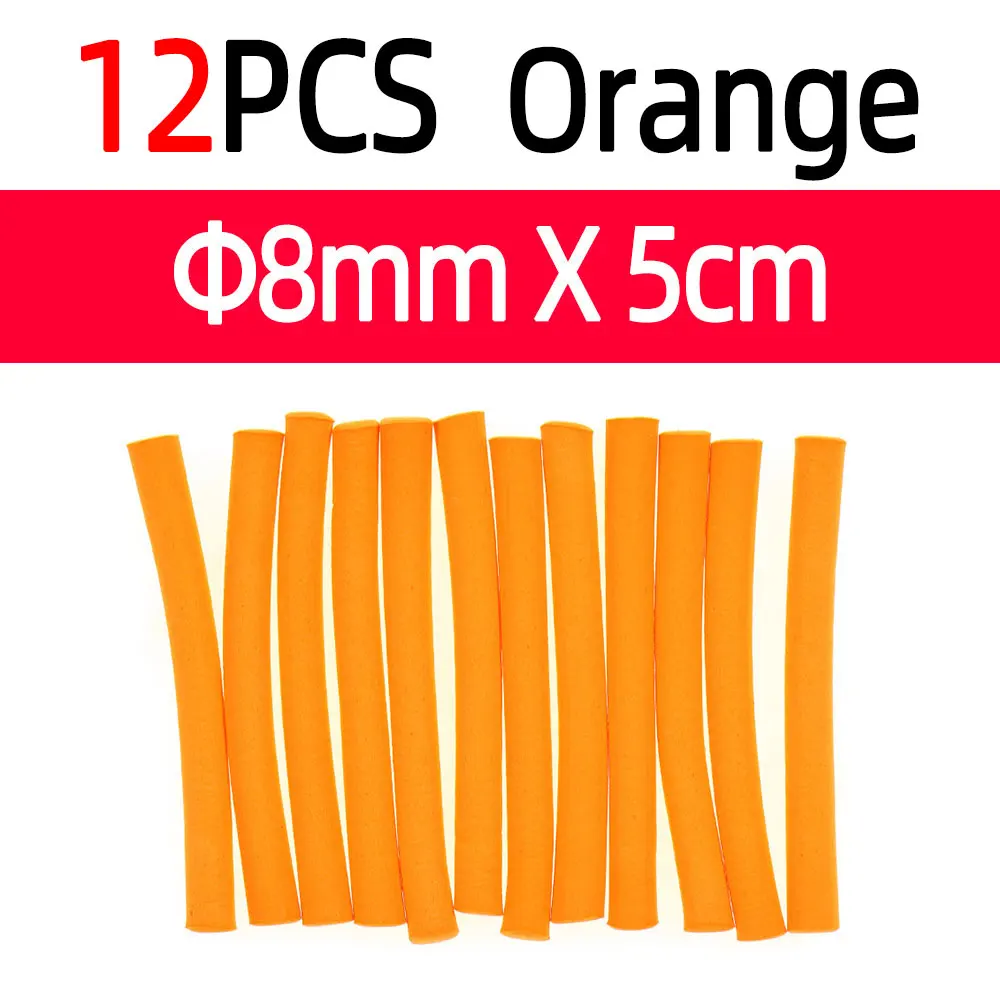 12pcs Orange 8mm